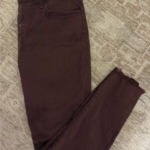 Joe's Jeans Dark Brown Ankle & Cropped